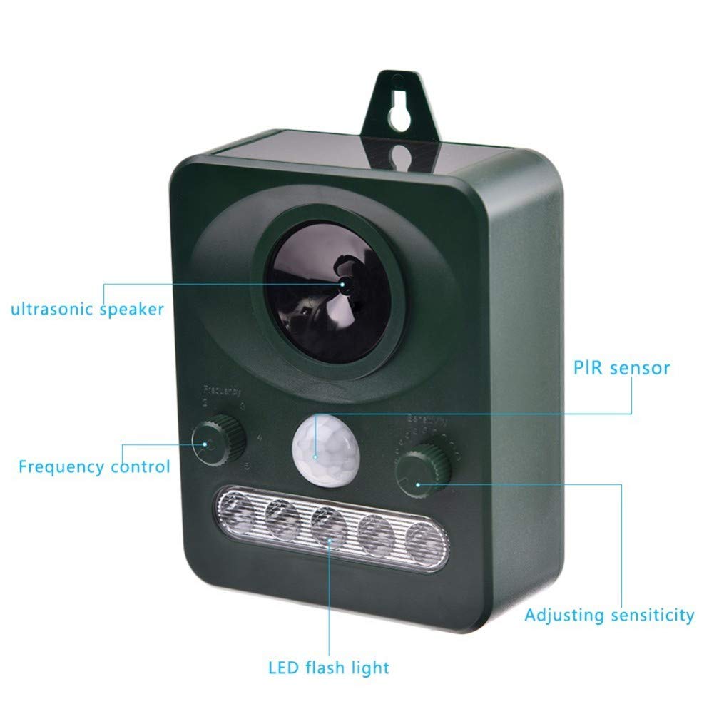 Cane Anti Sound Wave Barking Device Impermeabile Solar Repeller Animal Dog Outdoor Stop No Bark Control Training