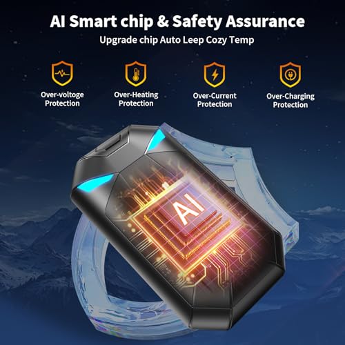 Hand-Warmers-Rechargeable-2-PackElectric-Hand-Warmers-8000mAh20Hrs-Long-Safe-Rechargeable-Hand-WarmerBirthday-Gifts-for-Men-Women-Hunting-GearCamping-EssentialsTravel-Essentials