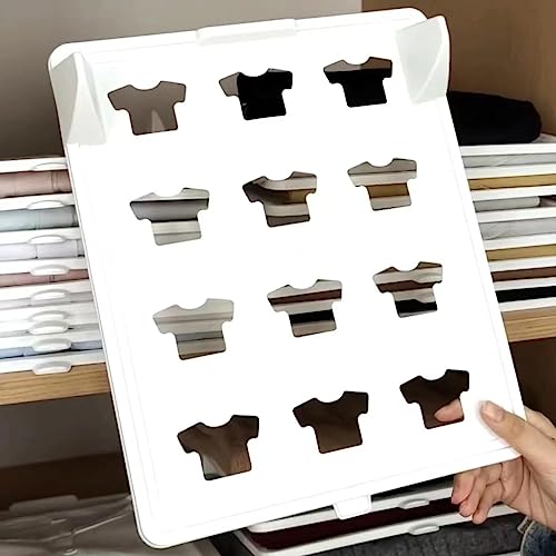 衣類 収納 折たたみボード シャツ収納 服のフォルダ 折り畳み板 シワ防止 便利 省スペース 型崩れ防止 積み重ね 整理 棚 洋服収納 畳み器 収納力アップ Tシャツ/Yシャツ/セーター/ポロシャツ 10枚セット