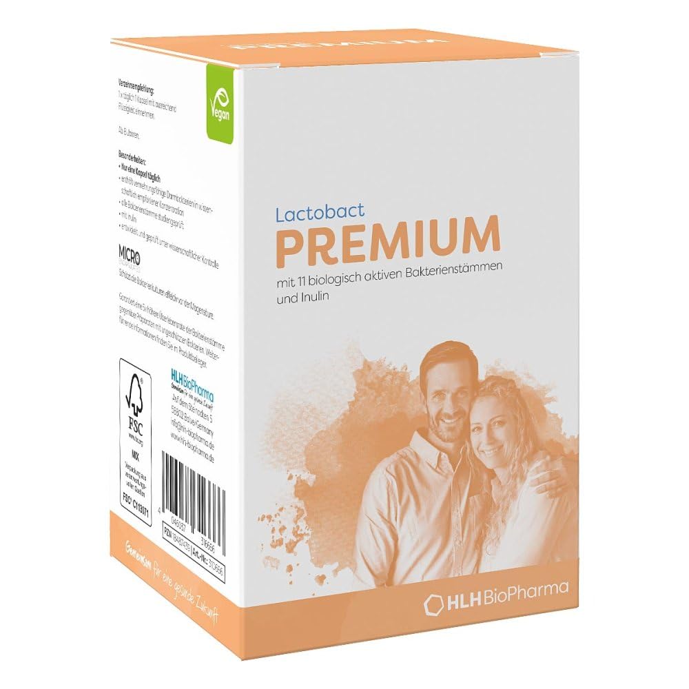 Lactobact Premium Kapseln biologisch aktive Bakterien für die Darmflora, 150 St. Kapseln