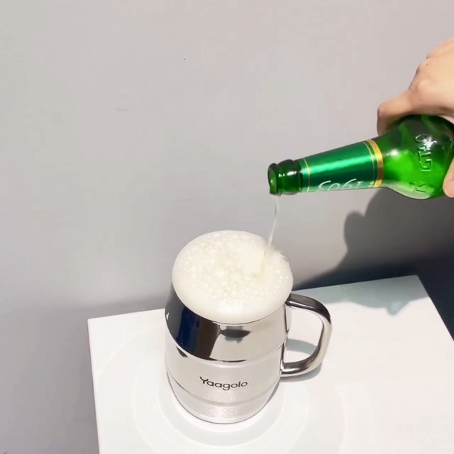 Amazon.com | Yaagolo Insulated Beer Stein, 32oz Stainless Steel