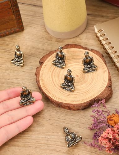 6 Mini Estatuas de Buda para Meditación y Decoración Zen miniatura 3