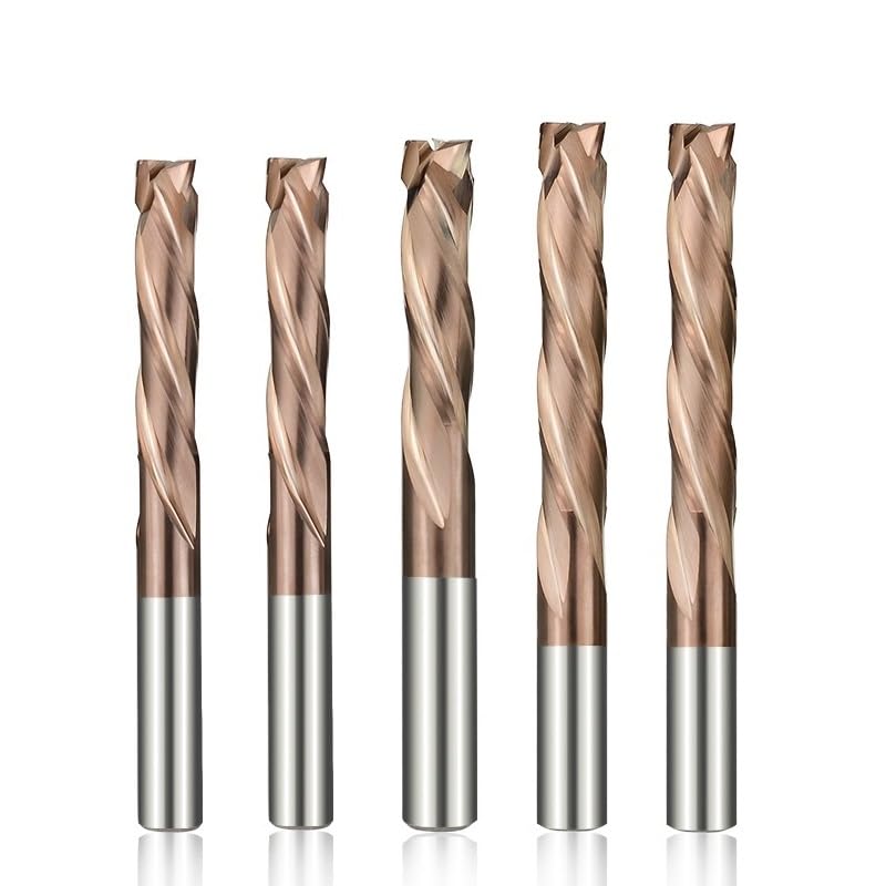 Frez kompresyjny górny i dolny, frez CNC z 3 rowkami węglowymi, 10x35x85mm