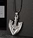 COSWHO PLAY JoJo Stand Arrow Necklace JJBA Keychain Pendant Adventure Merch Cosplay Props (B)