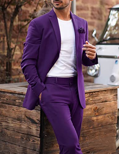 Image of COOFANDY Mens Sport Coat Casual Blazer One Button Business Suit Jacket