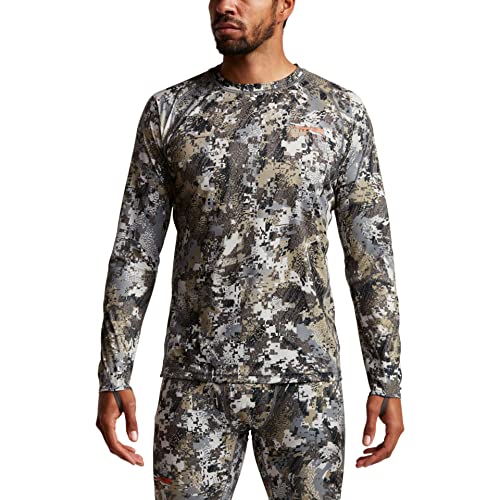 Sitka Gear Men's Hunting Core Lightweight Crew Long Sleeve Shirt Camouflage Apparel