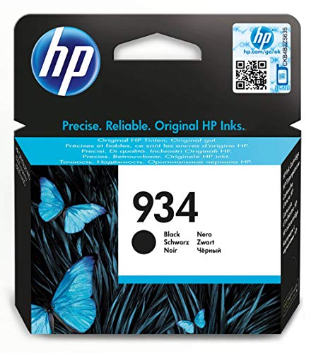 Encre noire HP 934 authentique C2P19AE haute précision pour HP OfficeJet 6820e