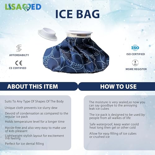 Image of Reusable Hot & Cold Bags for Muscle Relaxation, First Aid, Sports Injury, Pain Relief, Hot /Cold Therapy (Colours May Vary) (Cold Ice Bag & Electric Heating Pad)