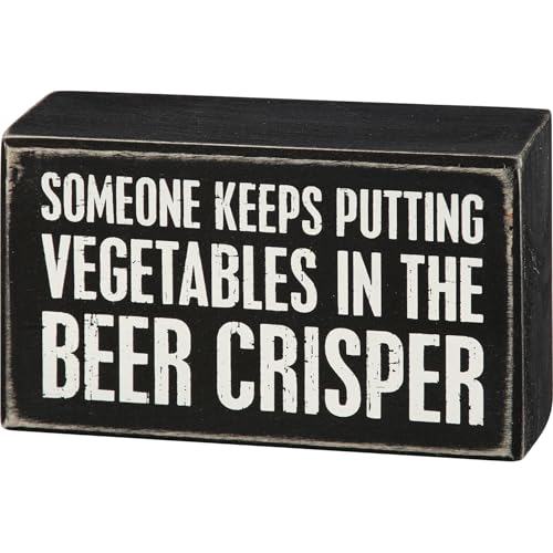 Primitives by Kathy Classic Box Sign Beer Crisper
