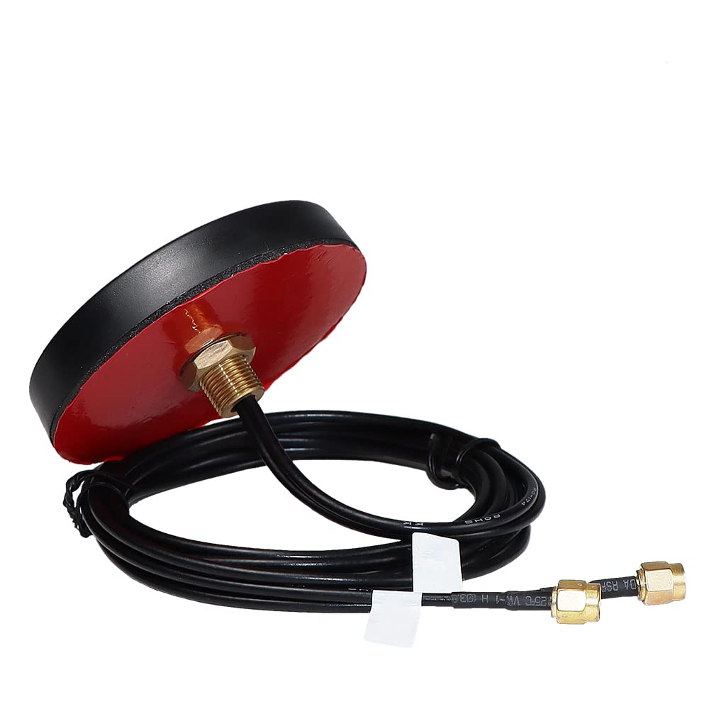 Doppio ingresso 2.4GHz e 5GHz Dual Band Wi-Fi Puck Antenna Cavo da 3 metri Connettore RP-SMA Internet a banda larga Impermeabile Esterno Interno Robusto Anti Vandalo 802.11AC AX WIFI 6