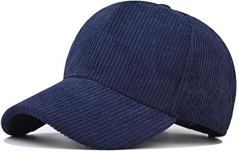 Baseball Cap for Men Women Adjustable Sports Hat Vintage Corduroy Hat Trucker Cap