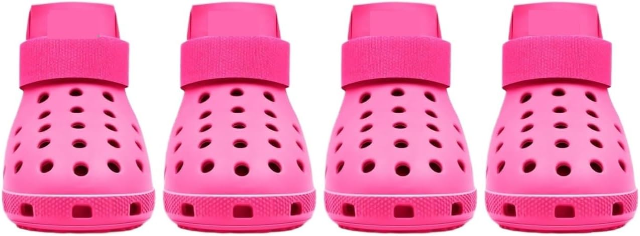 Convenient Dog Shoes, Artificial Pet Shoes, Suitable for Beaches and Snow(White)