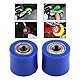 Rs Umlenkrolle,Kettenrolle Tenisor,Universa 8mm Kettenrolle Umlenkrad Umlenkrolle Kettenspanner Roller für motorisierte Fahrrad Dirt Pit Pro Bike Motorrad(blau)