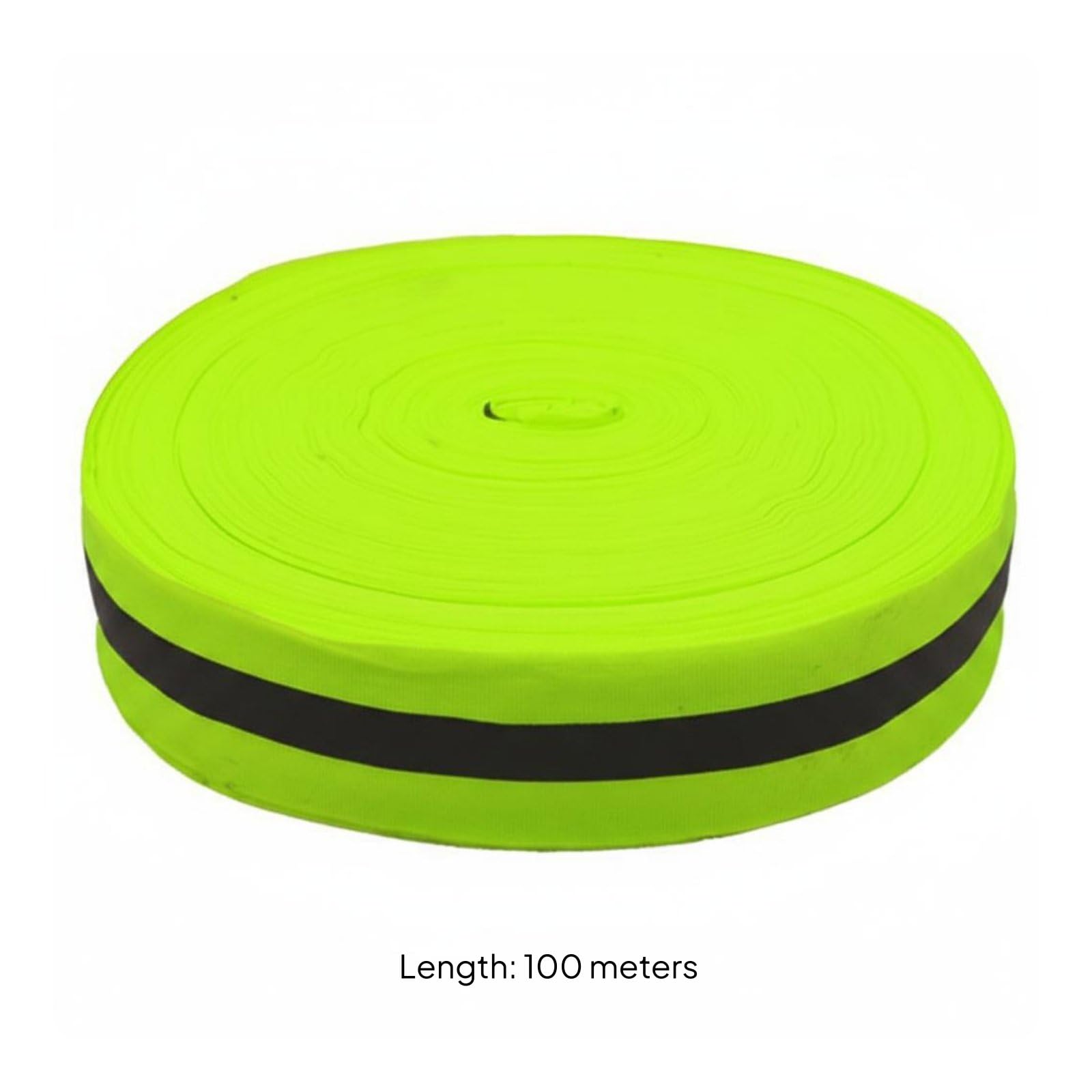 Rotolo di Nastro da Pista in Poliestere Nastro Riflettente Autoadesivo Attrezzatura Sportiva per Eventi Sportivi Scolastici, Verde, Verde