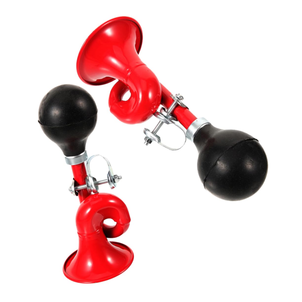 Sosoport Vintage Cycling Horn Bike Horns Squeeze Bell Bike Ringer Mountain Bike Horn Bell 2pcs Set