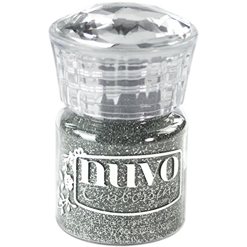 Tonic Studios 597N Nuvo Embossing Powder-Silver Moonlight