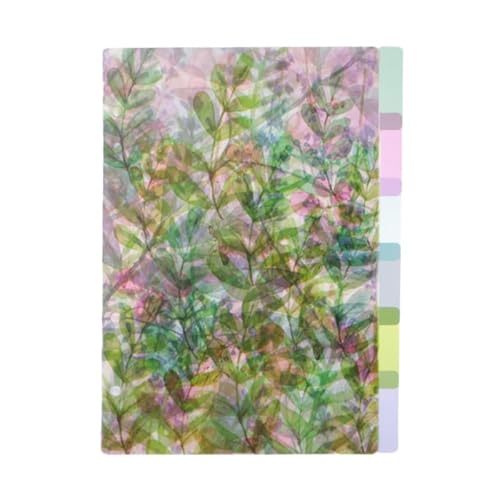 A5 A6 A7 Catoon クリアディバイダーインデックスページ分類ソーター 6 穴バインダー用