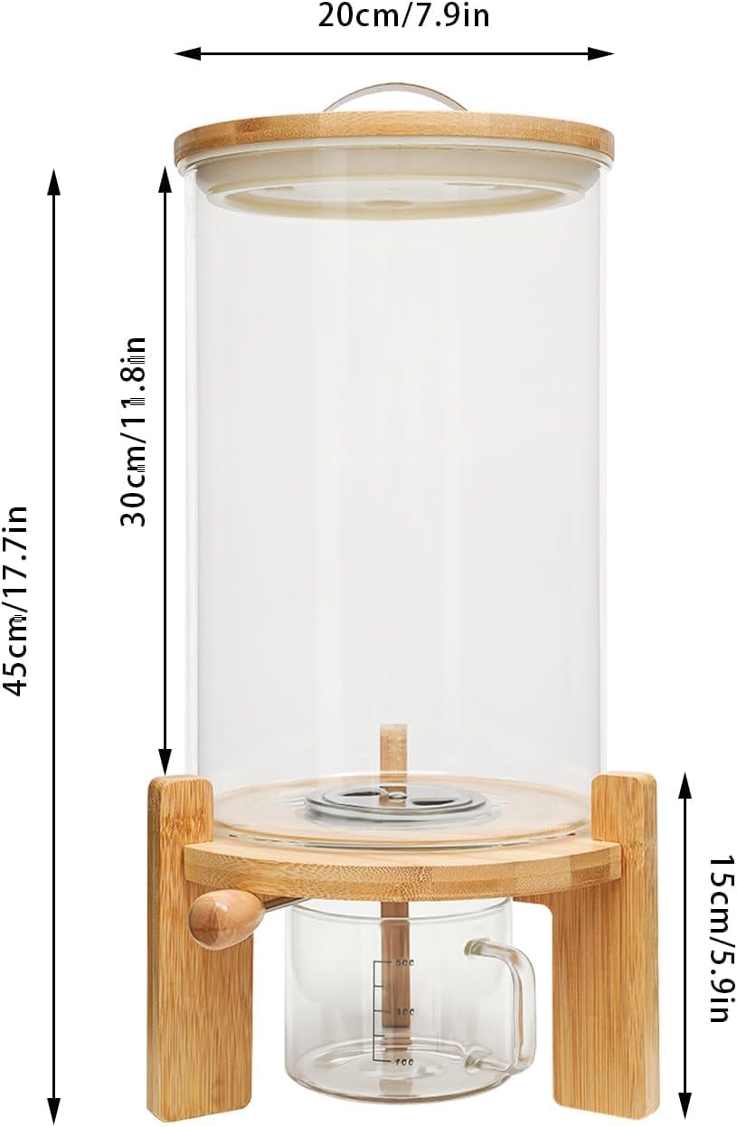Amazon｜密閉米びつ ふた付き 収納ジャー 5L / 7.5L ガラス