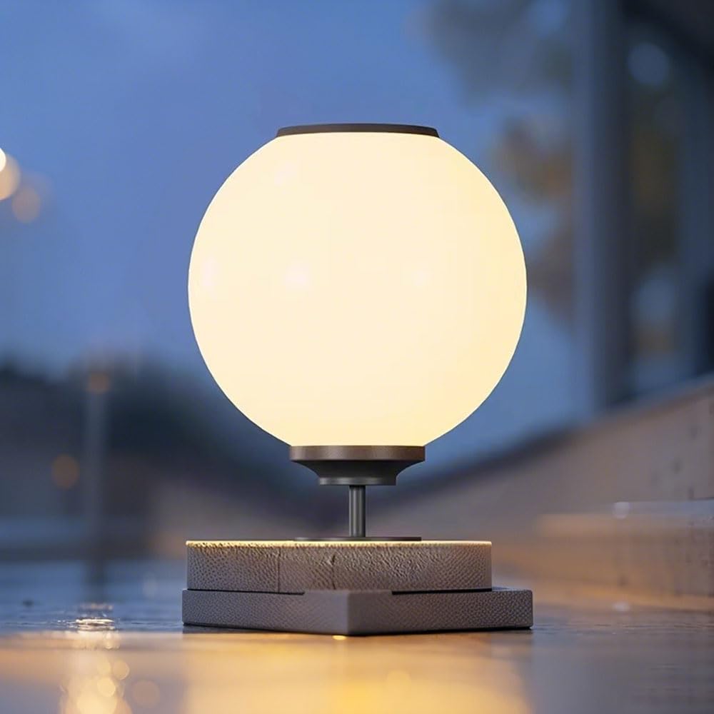 Farolas exteriores con globo acrílico para iluminar porches y muelles