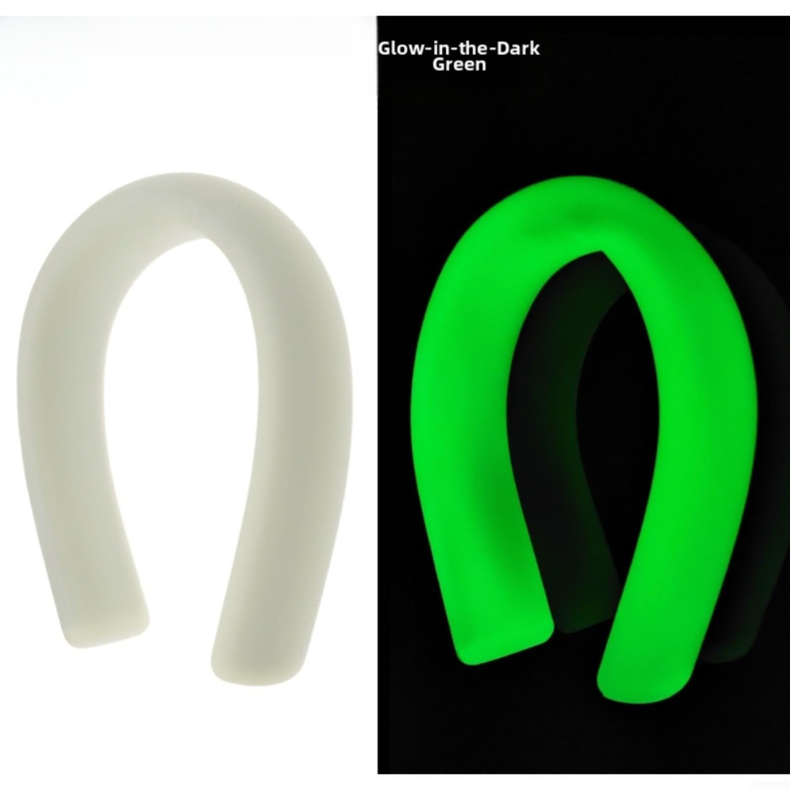 Ceinture de poids réglable phosphorescente pour la plongée, ceinture de poids en silicone souple, lumineuse (M, vert)