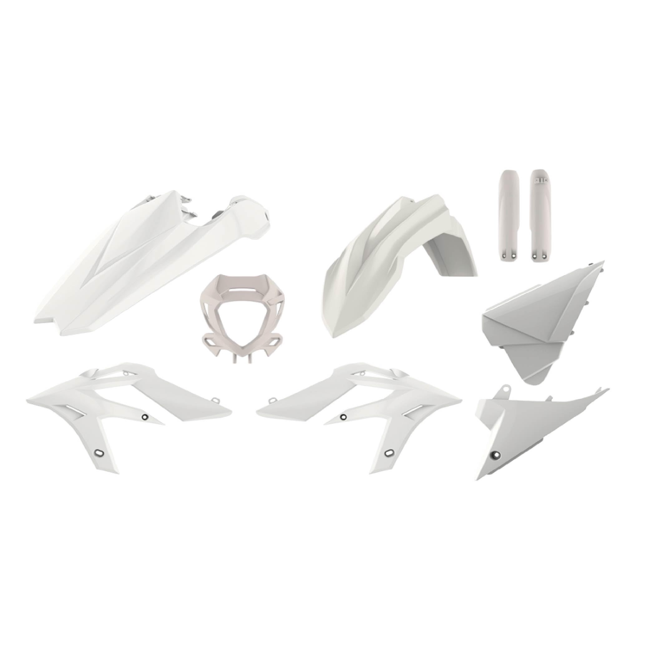 Polisport White Full Enduro Plastics Kit - Beta X-Trainer 250/300 2020-22