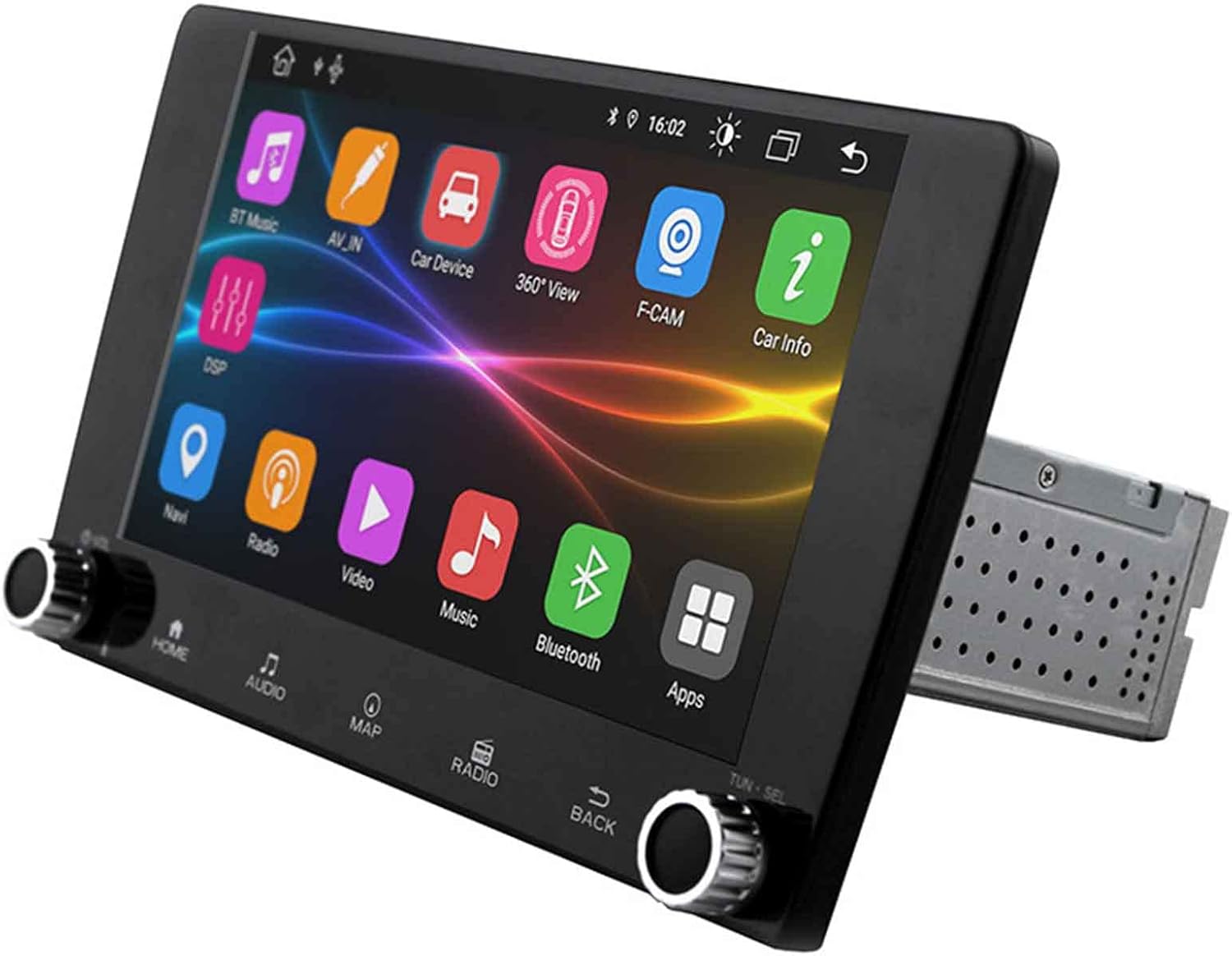 ESX VN940-4G Naviceiver unit showing the side profile and mounting cage