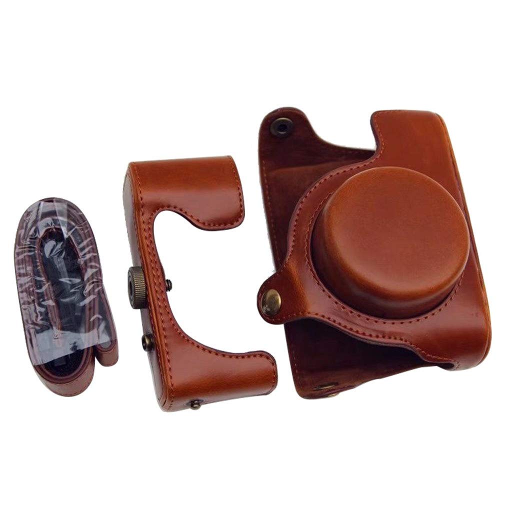 Camera Bag, Chshe, Pu Camera Leather Case, Shoulder Strap Case, for Olympus Xz-1 Xz-2 Xz1 Xz2 Xz 1 Xz 2 Camera