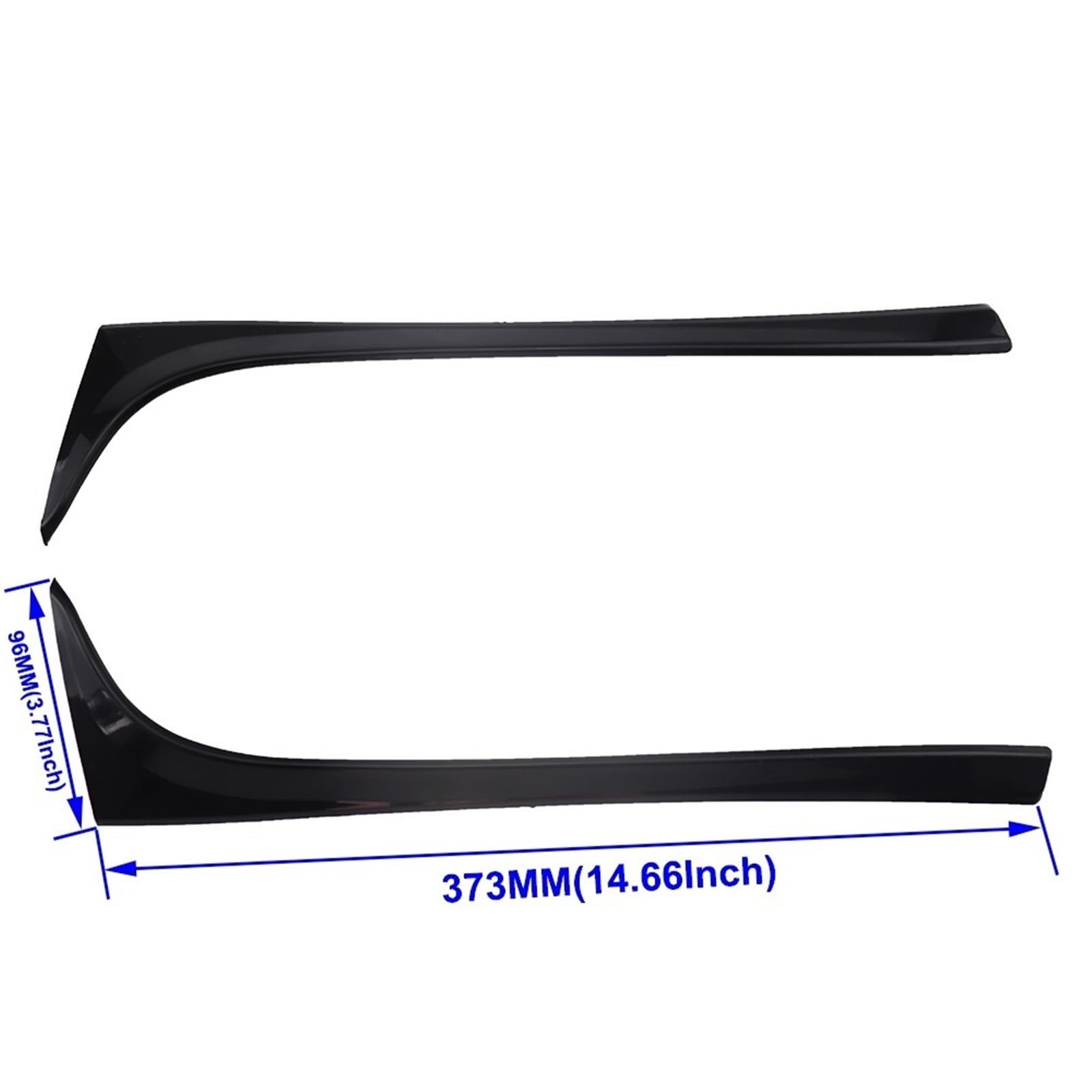 Premio 2 pz/set Lunotto posteriore Lato Spoiler Ala Labbro Della Copertura Trim Adesivo per VW per Golf 7 MK7 .5 R GTE GTD 20142018 Accessori Auto(Carbon texture)