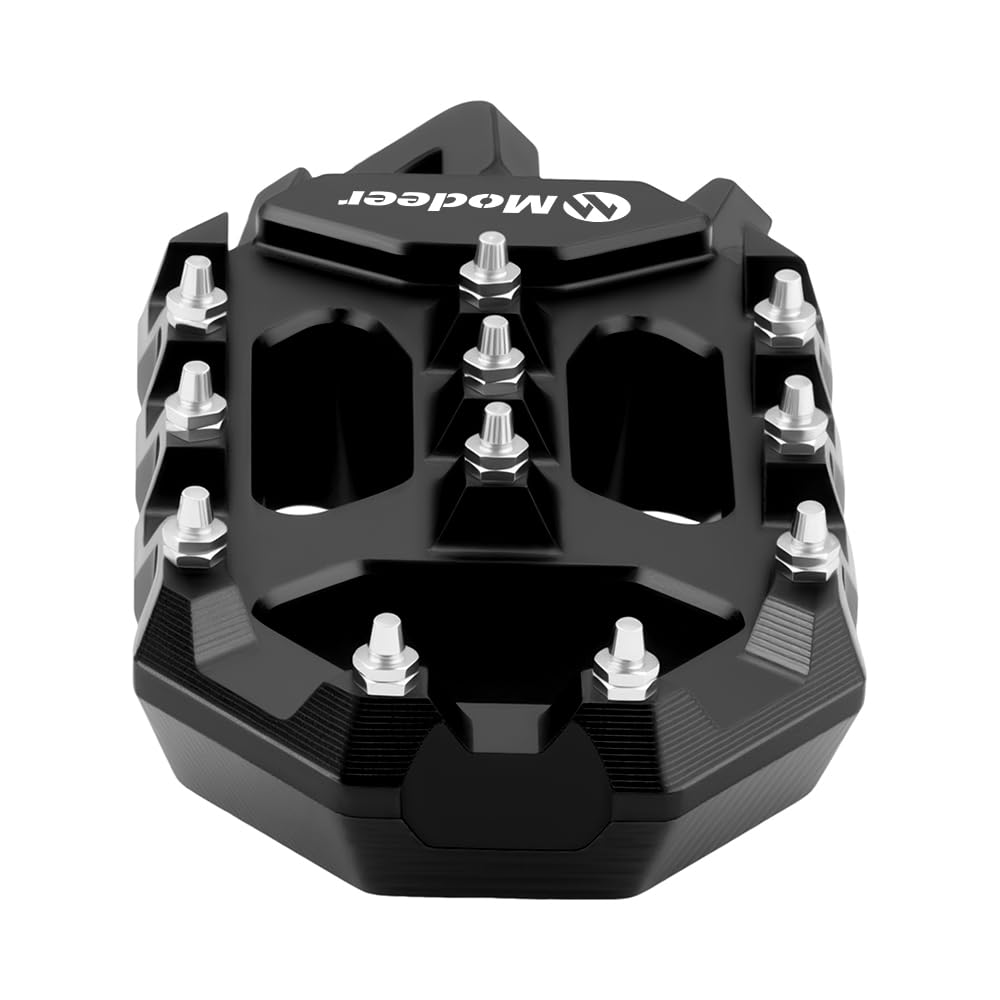 Modeer Pedane Offroad Moto per CRF 1000L Africa Twin CRF 450R XL750 Transalp 2025 (nero)