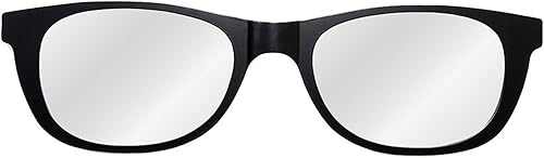 Miniatura 2 de Gafas de sol clásicas negras mate de gran tamaño con forma de espejo de pared moderno de 46 x 13 pulgadas