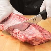 Vista 2 de Victorinox Forschner 40635 Butcher Knife with 7" Blade and Black Fibrox Handle