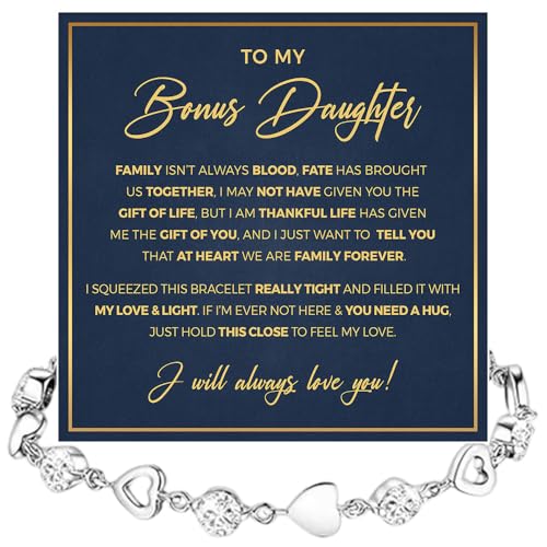 To My Bonus Daughter Heart �u���X���b�g �M�t�g Step Mom Dad ����̔������{�[�i�X ���W���G���[ ���b�Z�[�W�J�[�h�ƃ{�b�N�X�̈Ӗ� �N���X�}�X ���� �a�����v���[���g �`���̖��ւ̃u���X���b�g, Bonus Daug