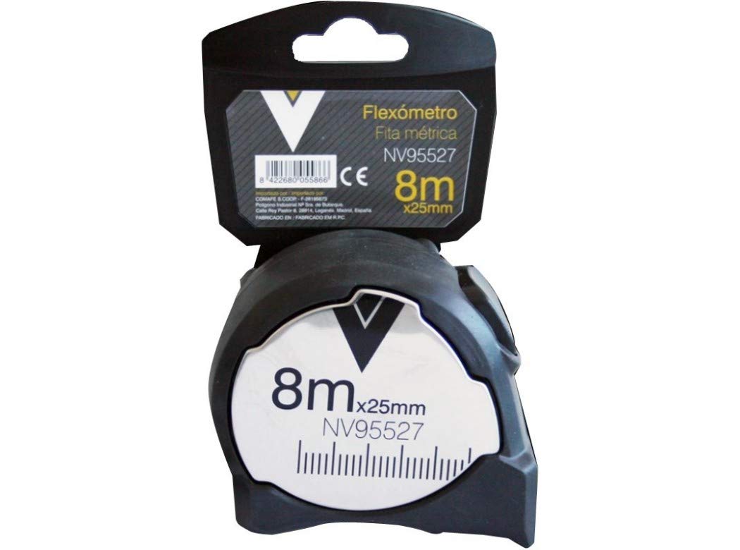 FLEXOMETRO MEDICION NIVEL CON FRENO METAL 08MT-25.0MM NV95527