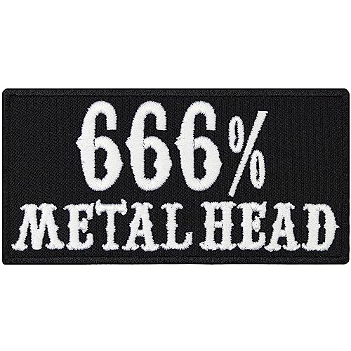 666 metal Head Heavy Thrash Death Metal Rocker Sotana – Camiseta – Parche