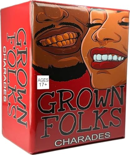LewisRenee Grown Folks Hood Charades – A Black-Owned Party Game for Black People, Featuring Urban Trivia and Fun for The Culture, Perfect for Parties and Celebrating