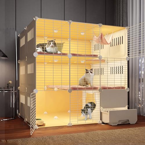 Cages pour petits animaux pliables pour sécuriser vos chatons pendant vos absences