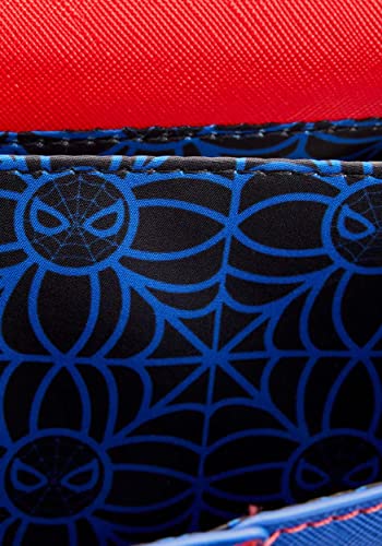 Loungefly Marvel Spider Man Color-Block Crossbody Bag Spider Man One Size3