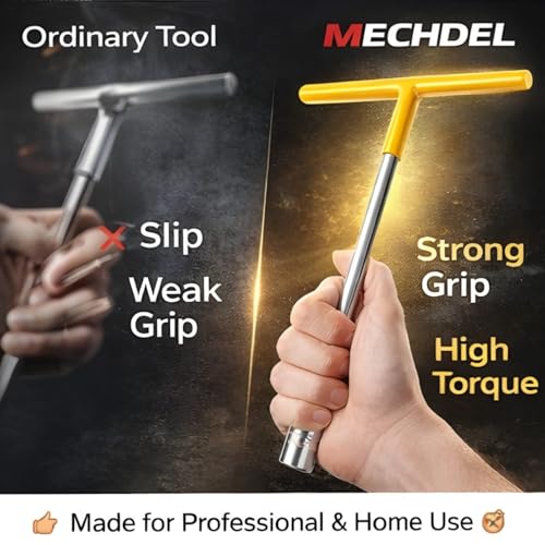 Image of mechdel 14MM T Spanner Socket| Spanner Set | Socket Set | Wrench Set | Hand Tools | Bike Tool Kit Set | Goti Pana Box End Set | Socket Wrench Kit | (T Spanner Socket)