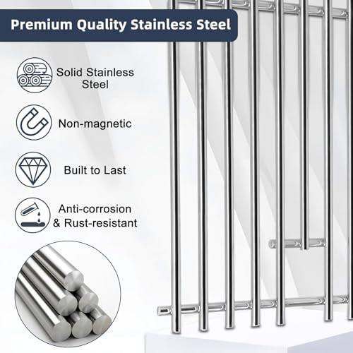 Image of Criditpid Grill Replacement Parts for Charbroil 463340516 463370519 463370516 463278418, Stainless Steel Grill Grates, Burner & Igniter, Heat Plates, Flame Carryover for Charbroil Gas2coal 463340516.