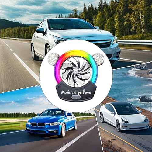 Difusor de ventilación de coche con giro 360 e iluminación LED decorativa 5