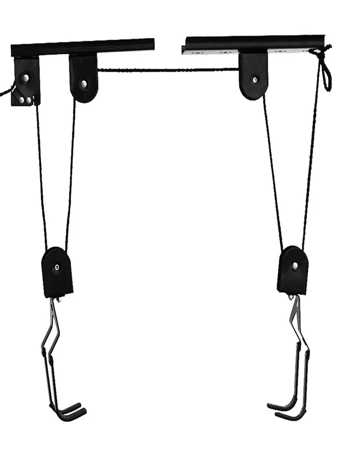 Kajak-deckenlift Fahrradaufhänger mit 60 kg Lager, Flaschenzug, Garagenaufbewahrung, Fahrradlift, Flaschenzugsystem for Fahrrad, Kajak, robuster Decken-Fahrradaufhänger Garagen-lagerlift(Type 2)