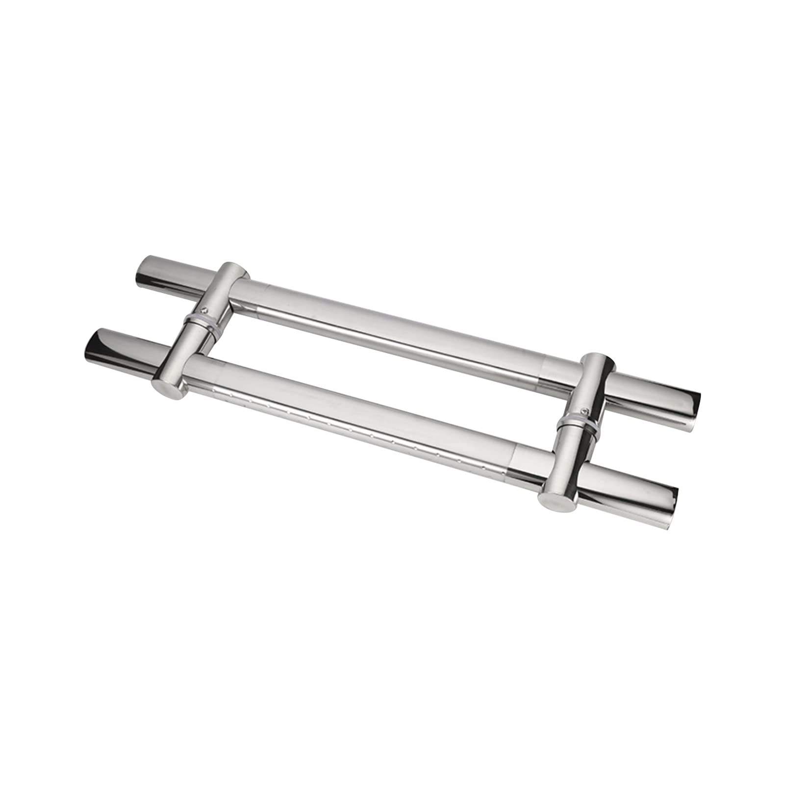 Wdsopk Silver Stainless Steel Glass Door Push-Pull Handle Bathroom Glass Door Grab Bar ,Shower Grab Bar Knob Stainless Steel Back-To-Back Single Side Door,Push And Pull Door Handle Se