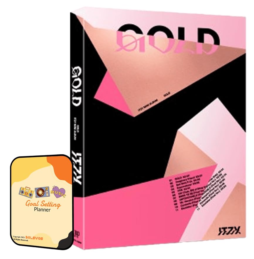 ITZY GOLD Album [ROSE GOLD ver.]+Pre Order Benefits+BolsVos Exclusive K-POP Inspired...