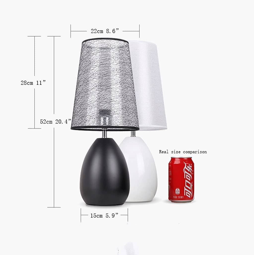 Dekoracyjny Lampa stołowa Touch tafellamp, 3-weg dimbare nachtkastje lamp met stoffen kap, creatieve minimalistische bureaulamp voor woonkamer slaapkamer