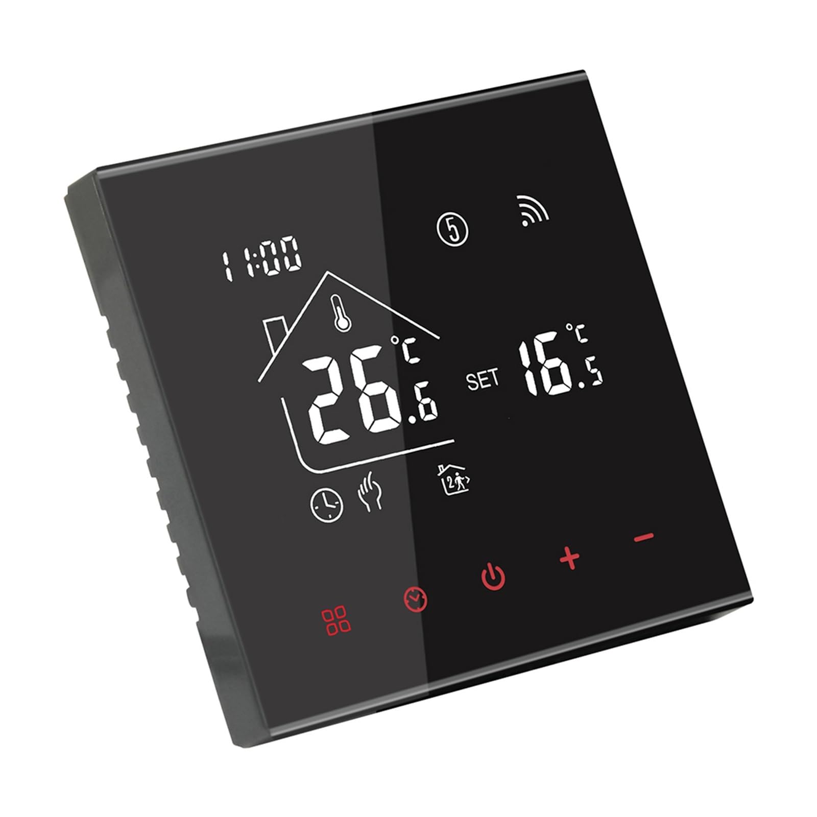 HEAT M4A Warm Floor Thermostat Tuya WiFi 3A 16A Electric/Gas Boiler/Water Heating Temperature Controller 1PC(Electric 16A WiFi H)