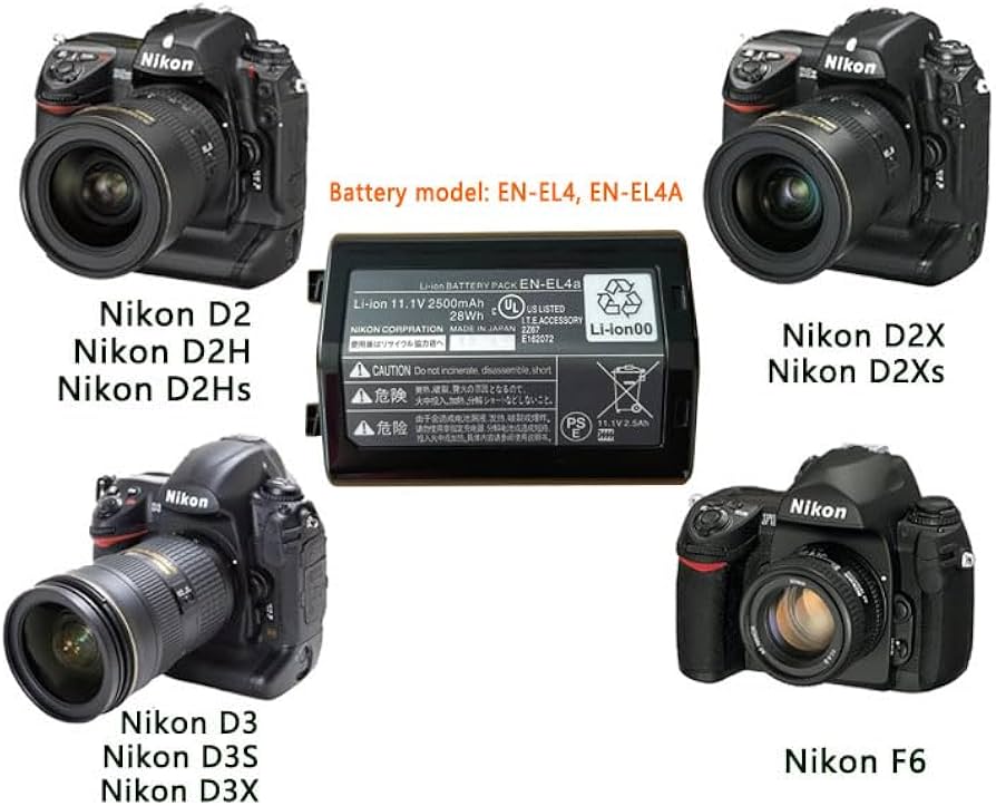 Nikon ニコン EN-EL4 Nikon EN-EL4 Rechargeable Li-ion Battery | DSLR Camera