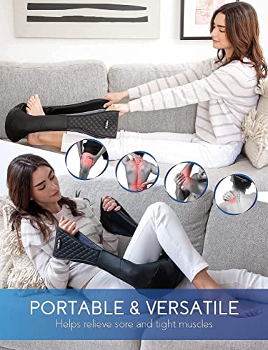 Zyllion Zma-13 Shiatsu Pillow Massager And Zma-28 Shiatsu Neck Massager Bundle (Black) #TOP6