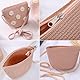 JAHEMU Mädchentaschen Blumen Stroh Tasche mit Reißverschluss Gänseblümchen Strohtasche Crossbody bag Stroh Umhängetasche für den Urlaub Reise Outdoor Aktivitäten