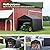Real Relax Portable Storage Shed 8x14ft, Heavy Duty Outdoor Carport Canopy with Rolled up Zipper Door for Bikes, Motorcycles, Outdoor Tools