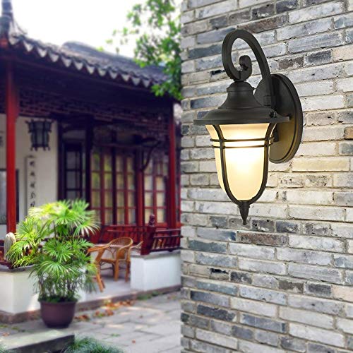 Lampe murale simple de plein air étanche E27 pour cour et balcon - 6